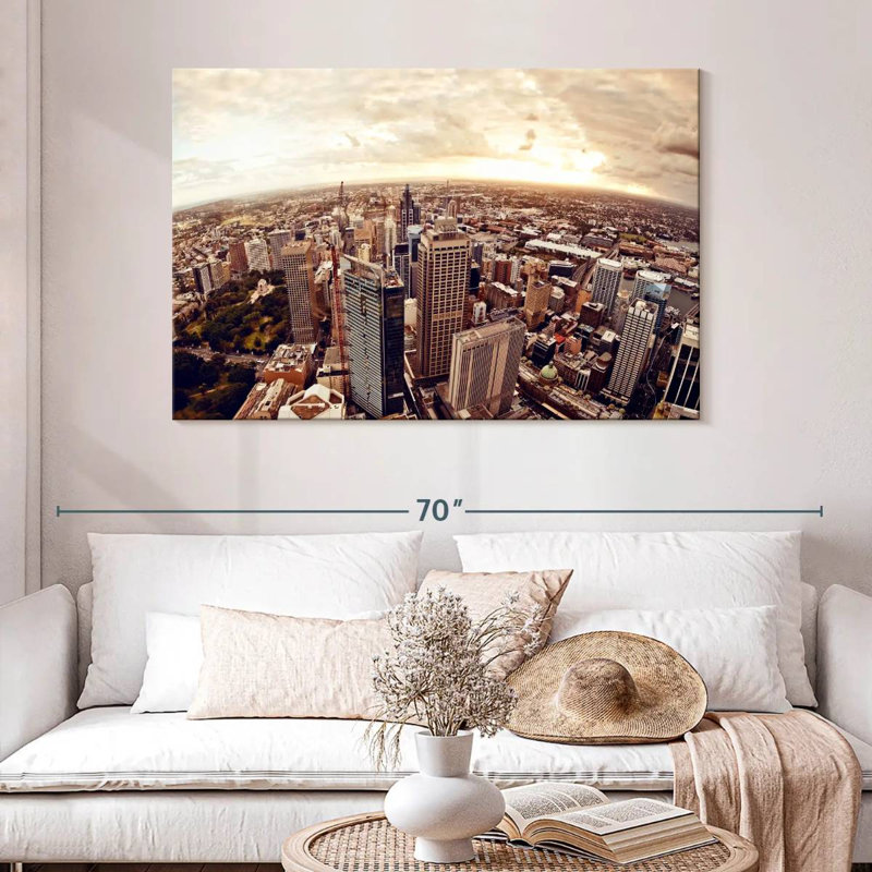 Coucher de soleil Nicci Sydney, H 32 po x l 48 po
