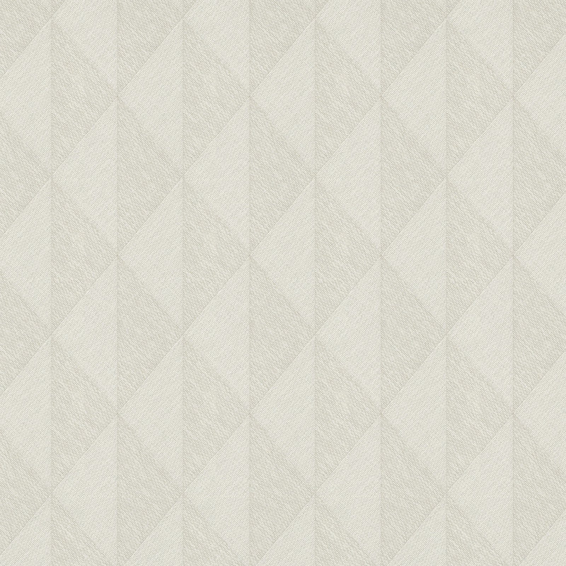 Échantillon de papier peint tissé diamant chuchoté, Taupe