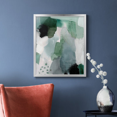 Turquoise Waters I, toile encadrée de qualité supérieure - prête à être accrochée