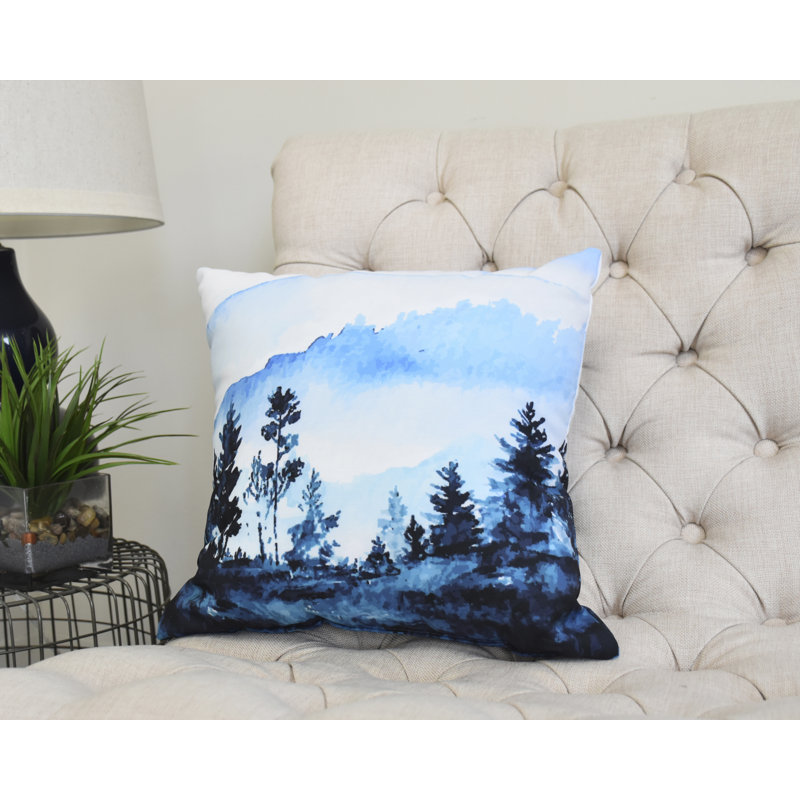 Housse et insert de coussin carré Winter Resort, 20 po x 20 po