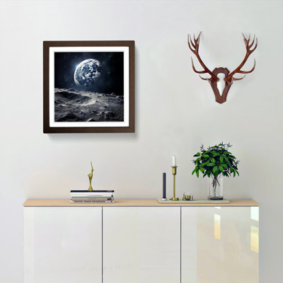 Moon Digital Art - Framed Print