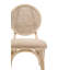 Aniket 45cm H Polyester Upholstered Side Chair in Cream