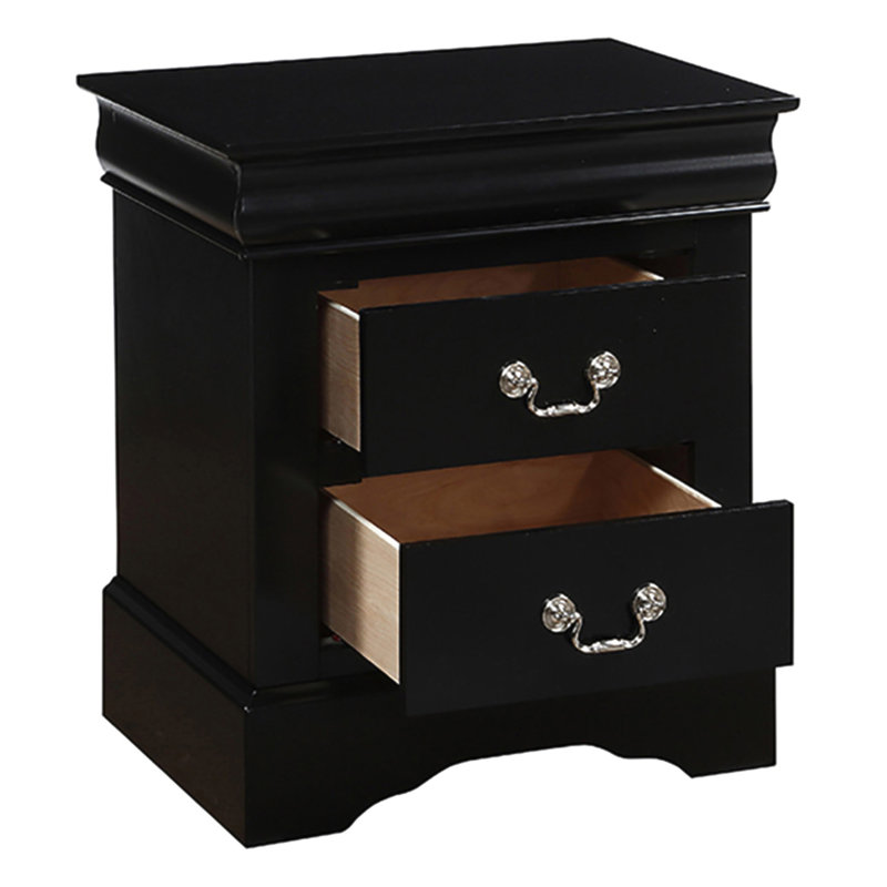 Table de chevet 2 tiroirs