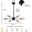 6 - Light Dimmable Sputnik Sphere Chandelier
