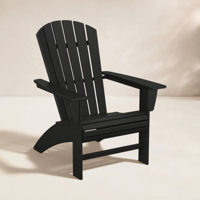 POLYWOOD Nautical Curveback Adirondack Chair