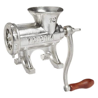 Victoria Cast Iron Meat Grinder  to Table