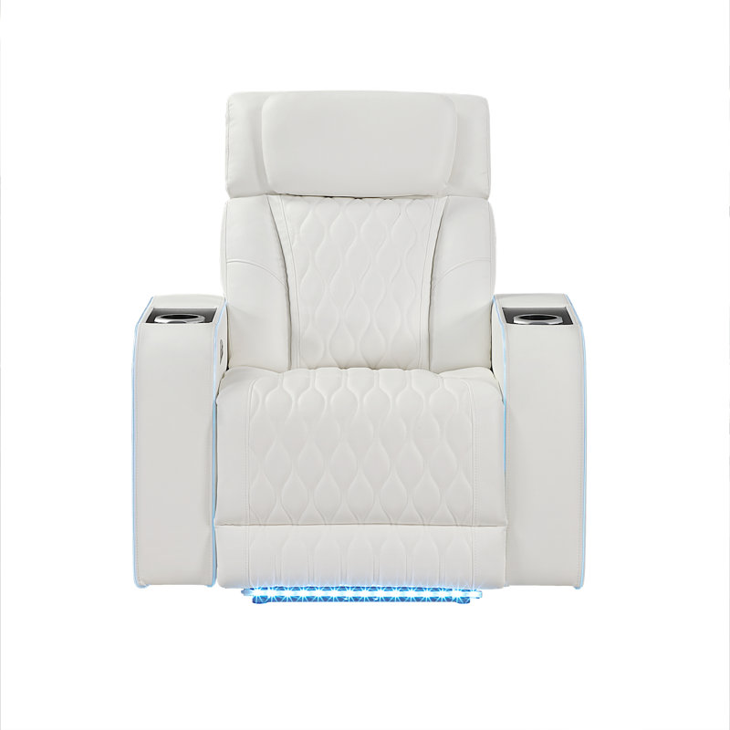 Fauteuil inclinable Pelayo, Ice Faux Leather