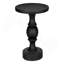 Table d'appoint, h 25 po, intérieur ou extérieur, chambre à coucher, bout, salon, table de chevet, ronde, table d'appoint, transitionnel-847609628