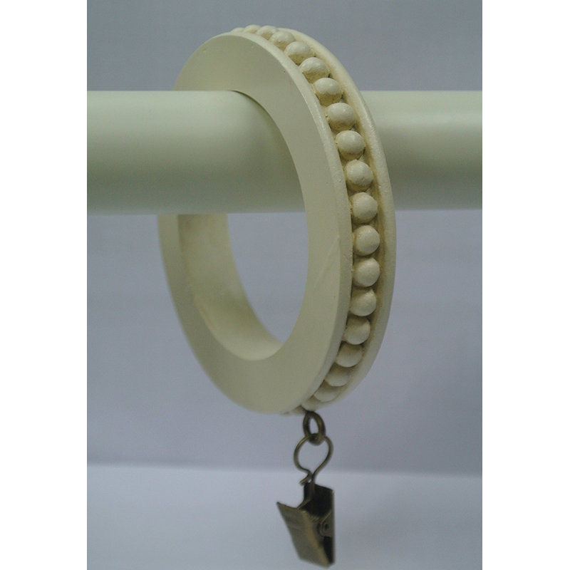 Stoddard Curtain Rings, Ivory