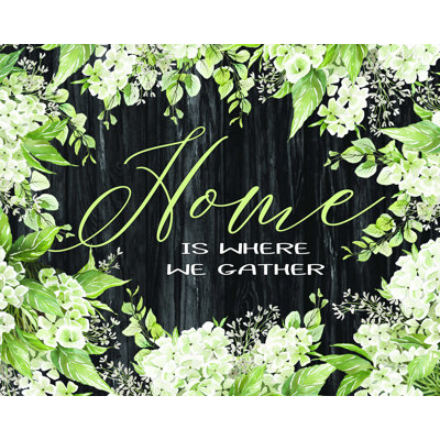 «Home Is Where We Gather» par Cindy Jacobs - impression sur toile tendue