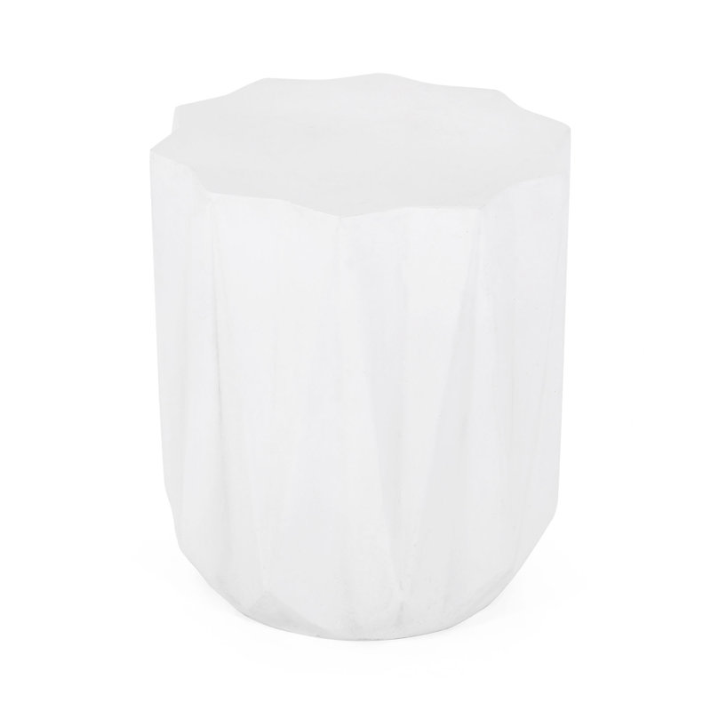 Outdoor Lightweight Concrete Side Table