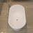 66" x 28" Freestanding Soaking Acrylic Bathtub