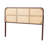 Gastelum Bayur Solid Wood and Natural Bamboo Headboard-721295411