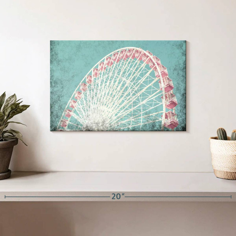 Grande roue corail Kerner, H 8 po x l 12 po
