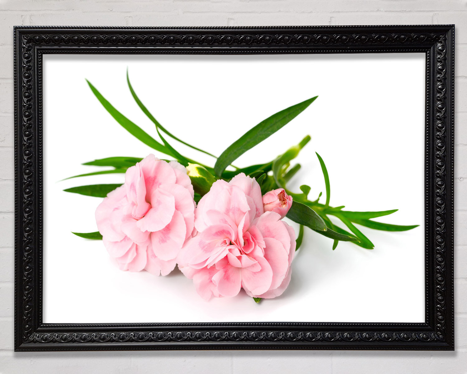 Ebern Designs Pink Flowers Laid Out - Single Picture Frame Art Prints ...
