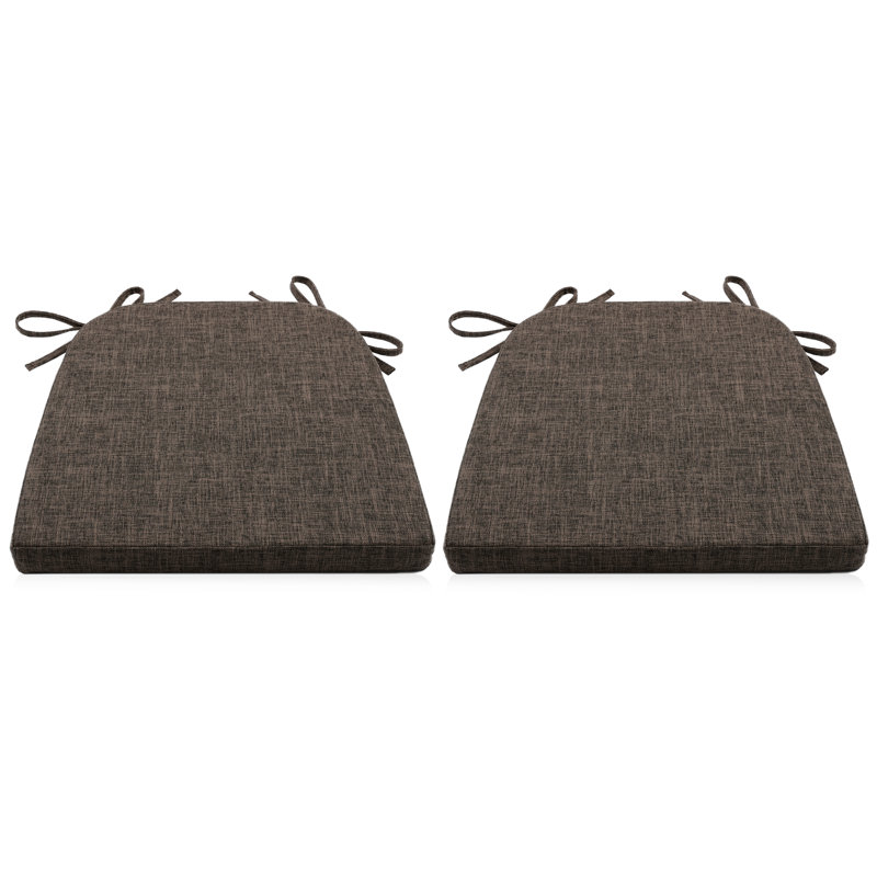 Coussin de chaise d'intérieur 1,5 po, Café