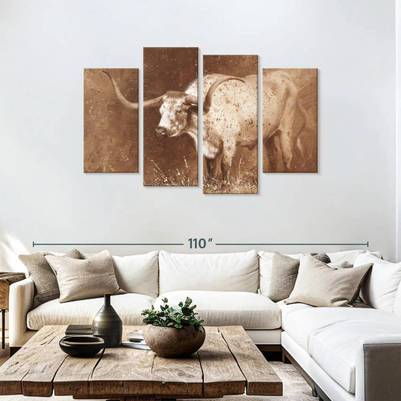 Brampt Sienna Speculation, 48" H x 75" W