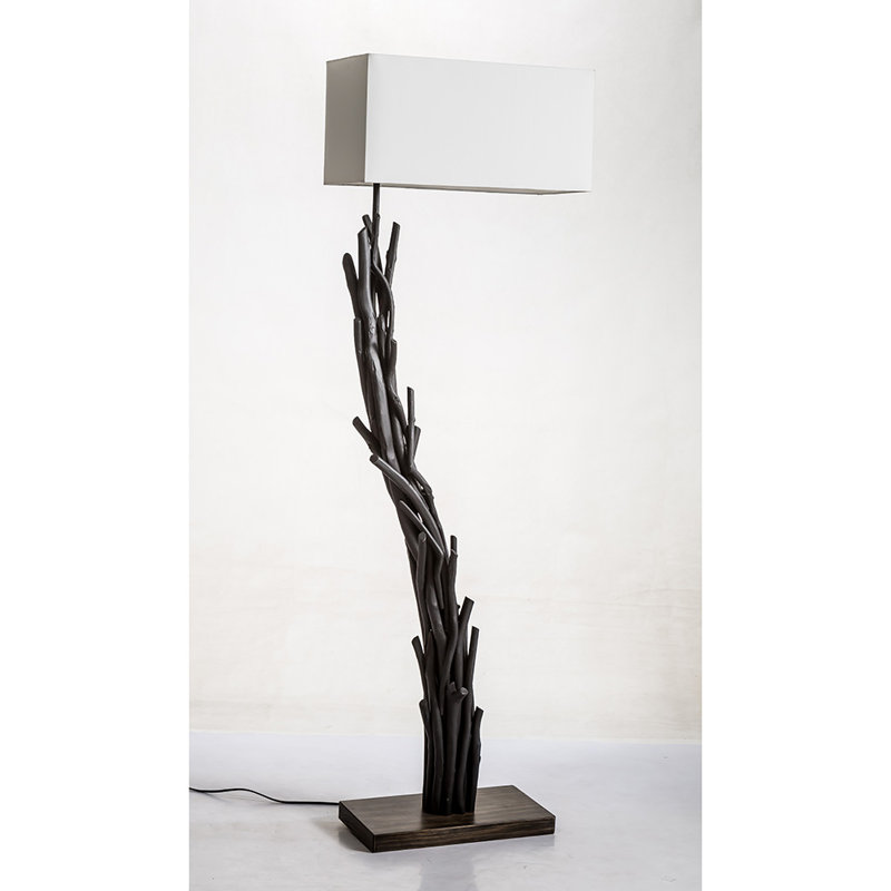 Evadne 60.6'' Black Novelty Floor Lamp