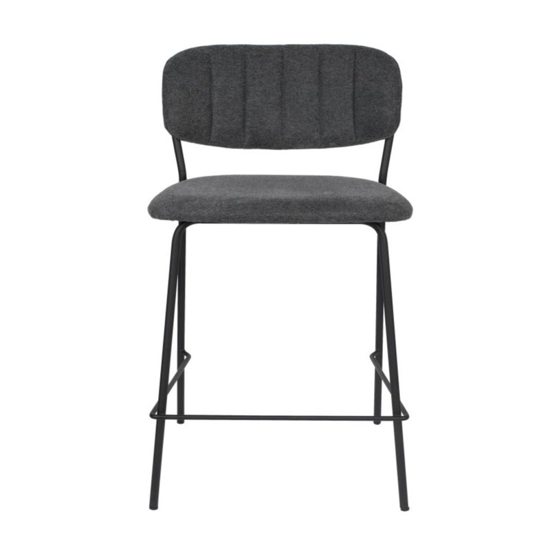 Jolien 26'' Counter Stool, Dark Gray, Black