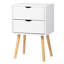 Othello 40cm W Manufactured Wood Bedside Table