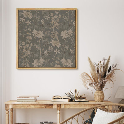 Classical Flowers " Vintage Elegant Floral Silhouette Wilderness Illustrations Rustic French Country "