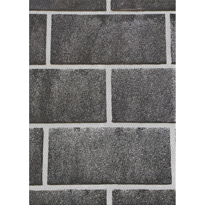 Tapis géométrique gris