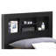 Lit de rangement noir élégant à double usage - Solution peu encombrante