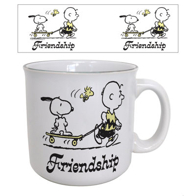Peanuts - Friendship-Skateboar 20 oz Tasse de camping