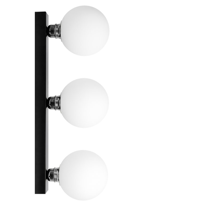 Ruithero Armed Sconce, Chrome/Black