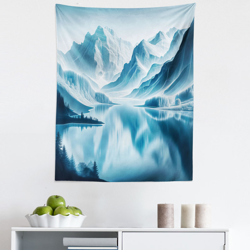 Tapisserie en microfibre, H 28 po x l 23 po
