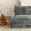 Canapé avec repose-pieds en tissu Corduroy-1075734660