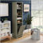 Armoire de rangement pour salle de bain de 64 po de hauteur pour petit espace, armoire sur pied pour salle de bain, bureau à domicile, 4 tablettes réglables et panier à linge, espace de rangement pour les vêtements cachés
