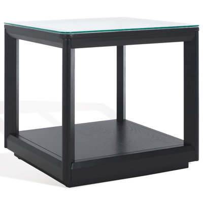 Charde Glass Top End Table