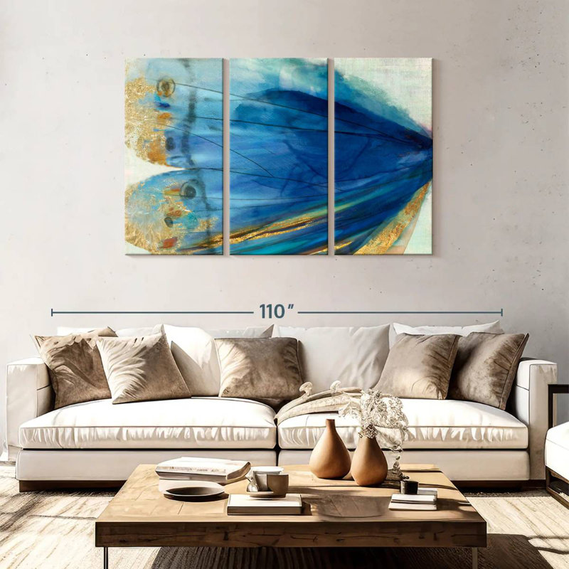 Avery Wing I, 48" H x 74" W