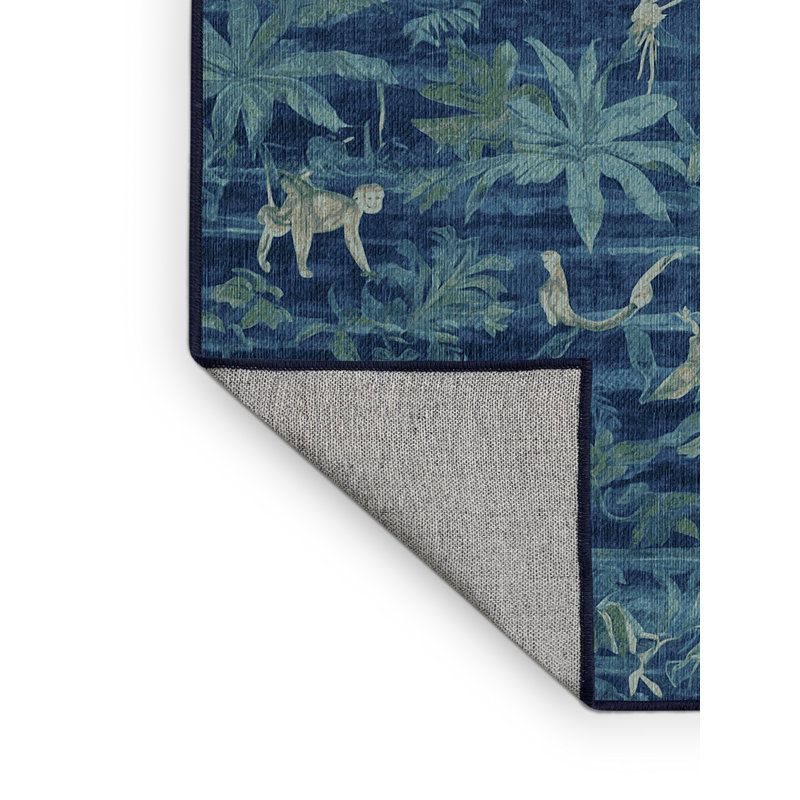 Machine Washable Gray Area Rug