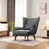 Dark Gray Faux Leather