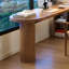 Bureau simple en bois massif avec armoire de rangement Simple L-930786368