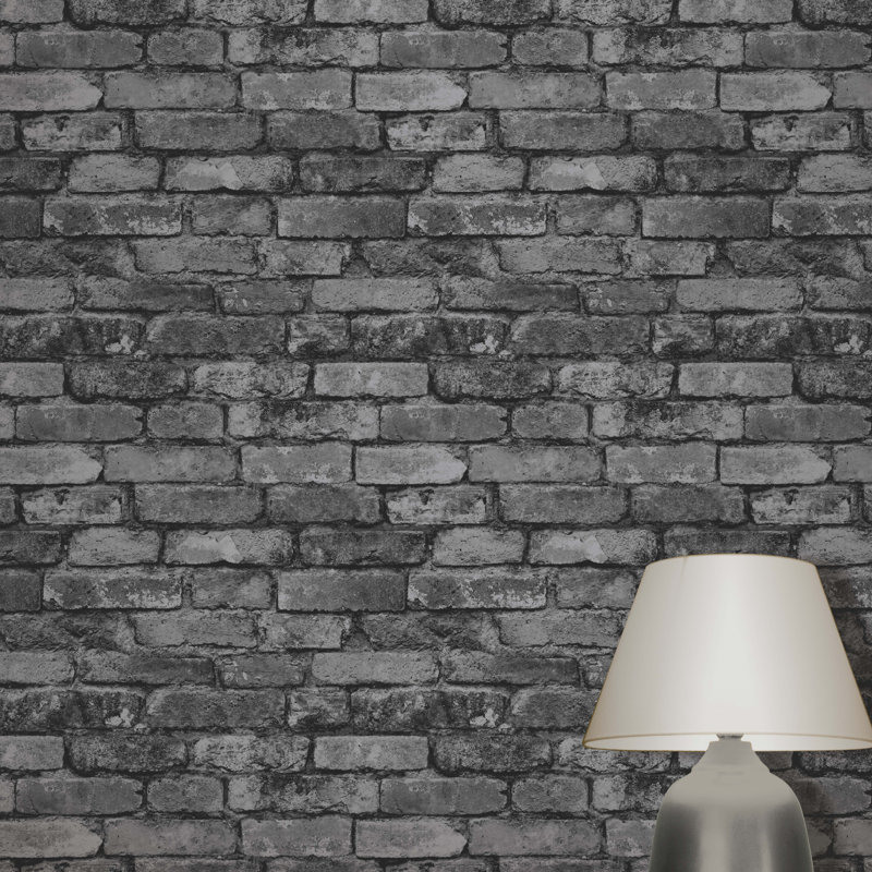 Esplen 10m x 52cm Wallpaper Roll, Silver
