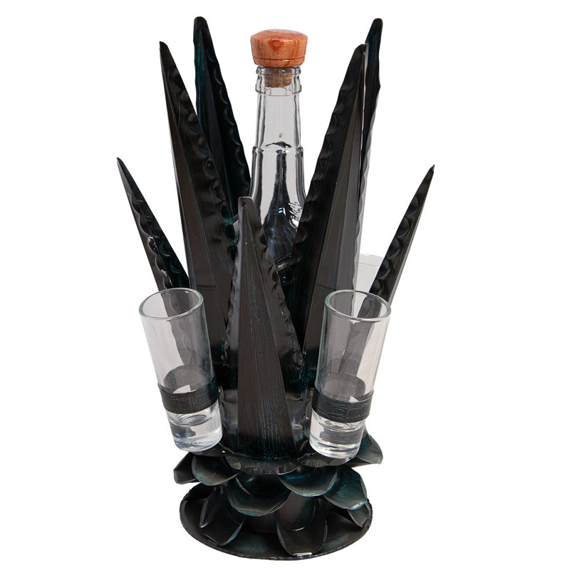 Porte-bouteille Agave Reserve en vert foncé, Dark Green
