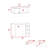 Khali 2-Pc Office Set, Two Shelves, Two Drawers, Wall Cabinet, Single Door Cabinet