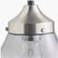 Luminaire suspendu en forme de cloche en orme