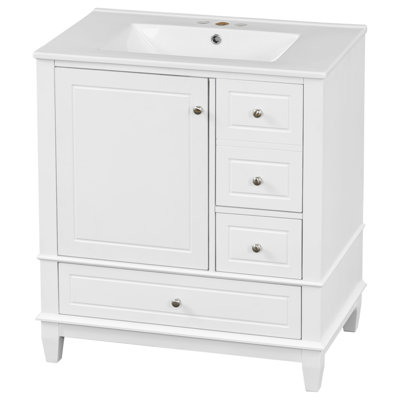 30" Bathroom Vanity With Sink