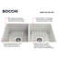33'' L Double Bowl Fireclay Kitchen Sink-87197356