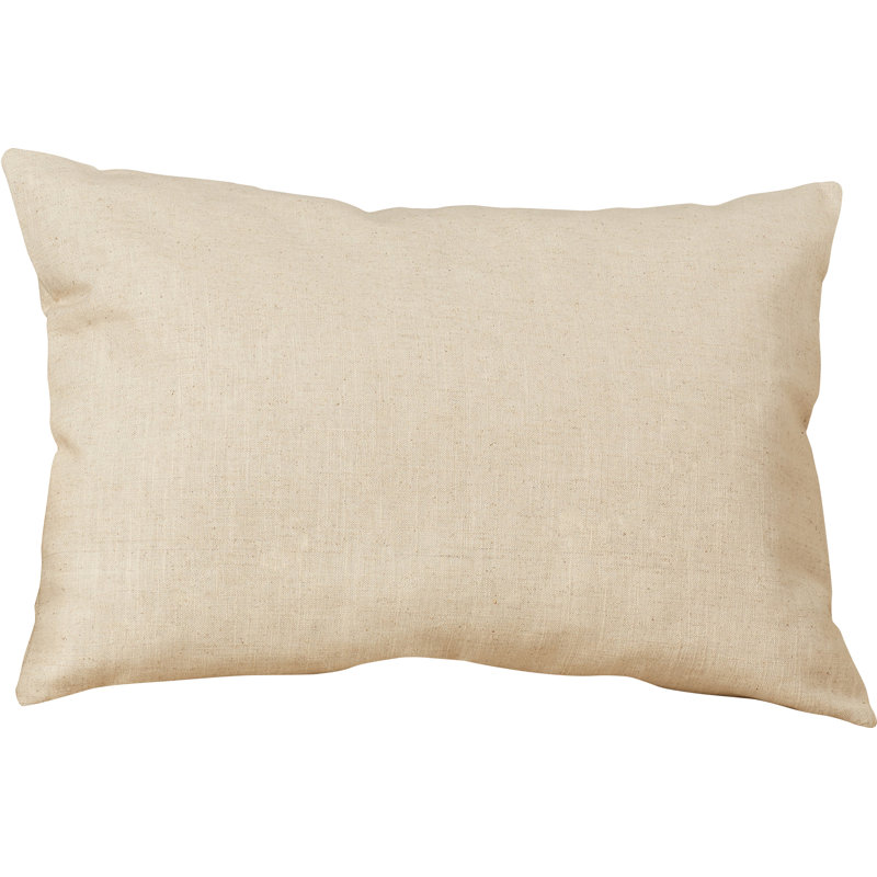 Seahorse Linen Reversible Throw Pillow, Blue