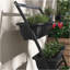 Lit de jardin surélevé Outsunny, ensemble de jardinières verticales à 4 niveaux, 4 boîtes à fleurs d'extérieur avec support, jardin surélevé à conception surélevée pour légumes, fleurs et herbes, noir