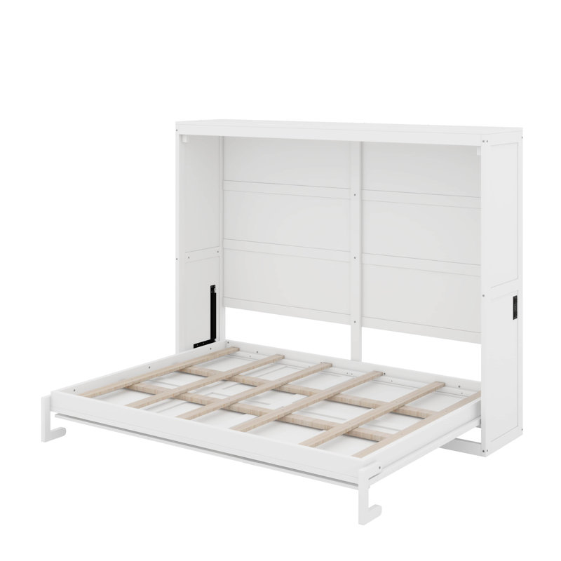 Lit escamotable Murphy, Blanc, Grand lit