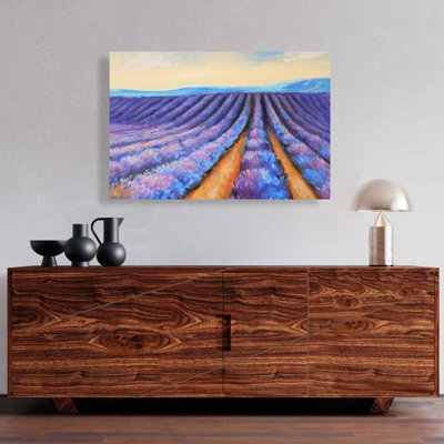 Lavender Fields - Purple Canvas Home Decor for Every Season