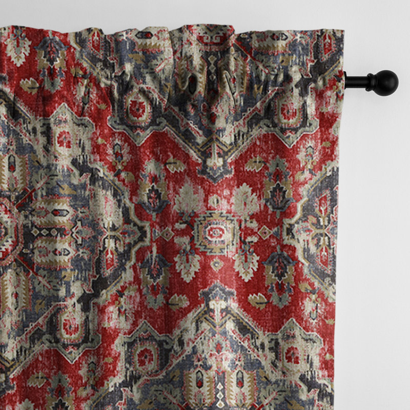 Panneau de rideau simple obscurcissant en lin Tangier, L 50 po x L 108 po