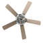 Ventilateur de plafond à 5 pales en cristal 52 "avec télécommande et ensemble d’éclairage inclus-527895559