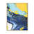 Toile avec cadre flottant brun